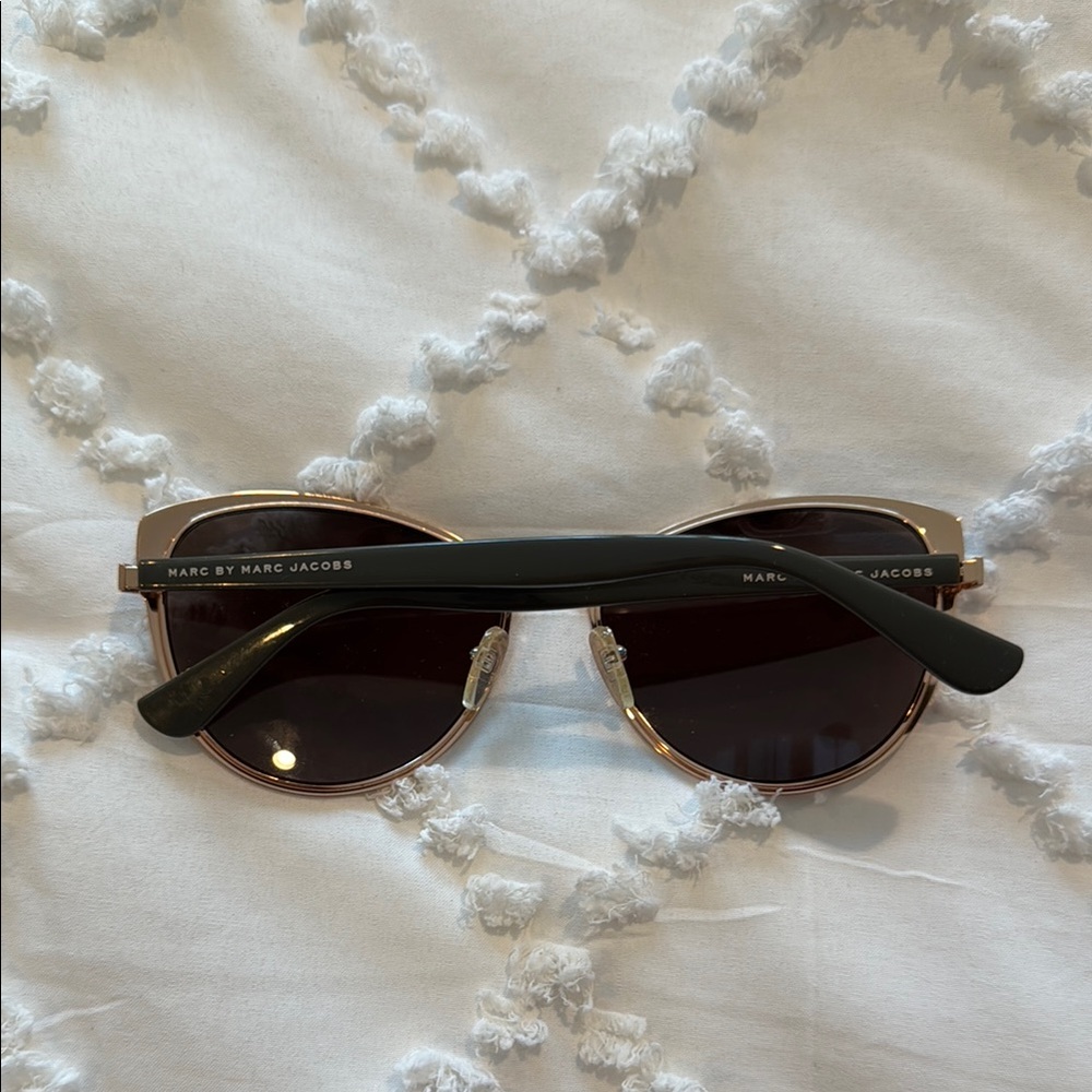 Marc by Marc Jacobs Black and Gold Sunglasses